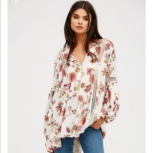 Free People Just the Two of Us Printed Tunic